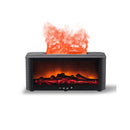 Camino a Vapore da Tavolo Nettuno Serbatoio 250 ml Fiamma Multicolore Nero