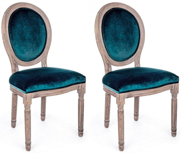 Lot de 2 chaises 48x46x96h cm Mathilde Deep acquista