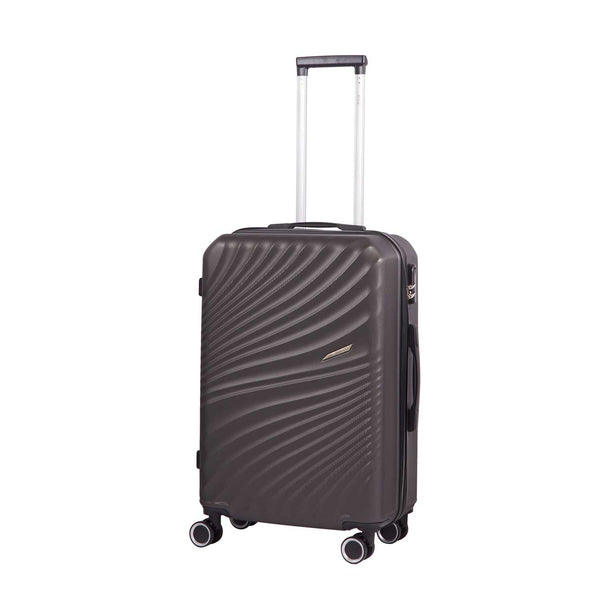 Trolley Valigia Media Rigido 4 Ruote con Combinazione in ABS Ravizzoni Amalfi Grigio sconto