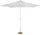 Parasol de jardin Ø3 m Mât Ø38 mm en Fer et Polyester Jardin Gris