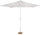 Parasol de jardin Ø3 m Mât Ø38 mm en Fer et Polyester Jardin Gris
