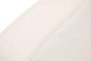 Set Lenzuola Sopra Sotto e Federe Bordi in Raso Garrini Eveline Avorio/Avorio Varie Misure
