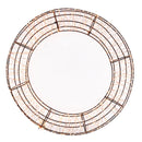 Ghirlanda 1200 con Led in Metallo luce bianco caldo cm Ø58xh10