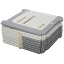 Box Recinto Attività per Bambini 190x150x64 cm  Grigio e Bianco