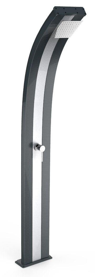 prezzo Doccia Solare da Giardino 40L Miscelatore Arkema Dada Grigio Antracite Inox