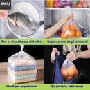 Set 3 Rotoli Sacchetti Freezer 28x42 cm 900 Sacchetti per Alimenti in Plastica Trasparente      