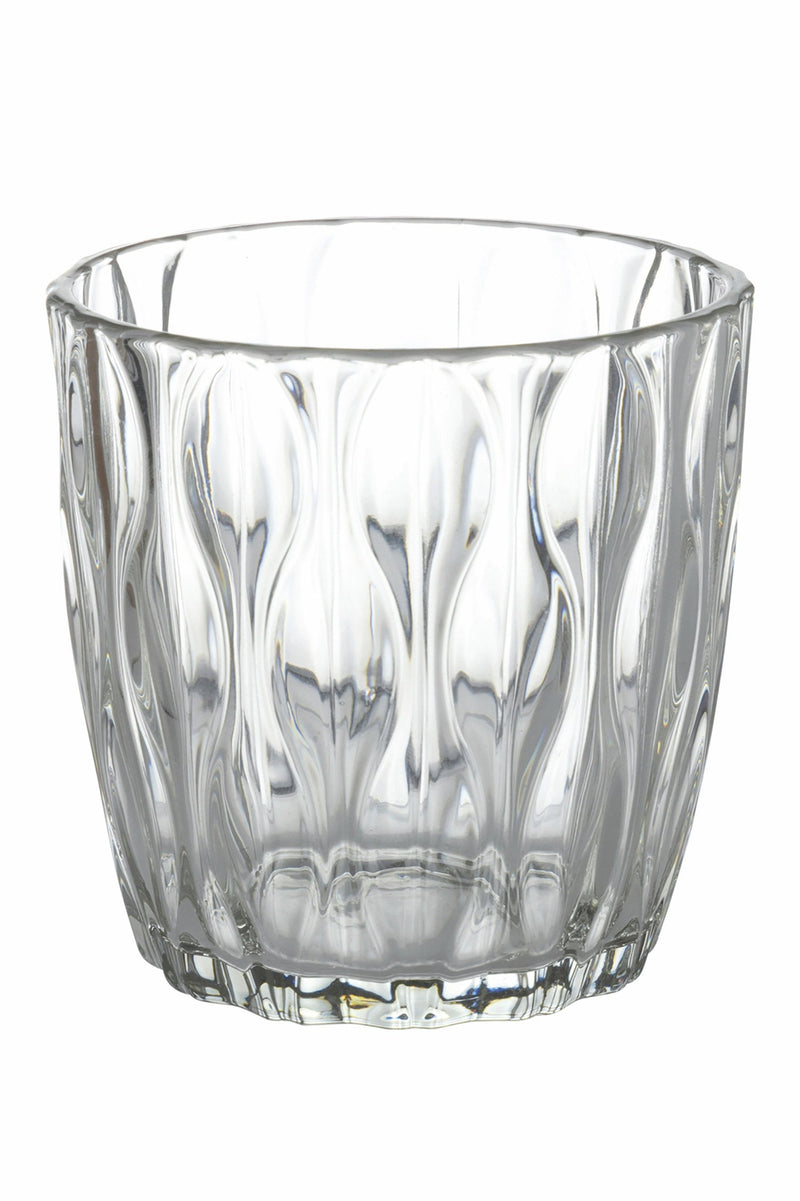 Set 6 Bicchieri Acqua in Vetro 325 ml Villa d'Este Home Tivoli Waves