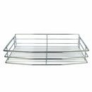 Set 4 Cestelli in Acciaio Inox per Mobile ad Angolo Cieco 90-100 cm Mano Sinistra