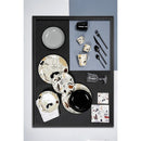 Servizio Piatti 12 Pezzi in Porcellana VdE Tivoli 1996 Face to Grey