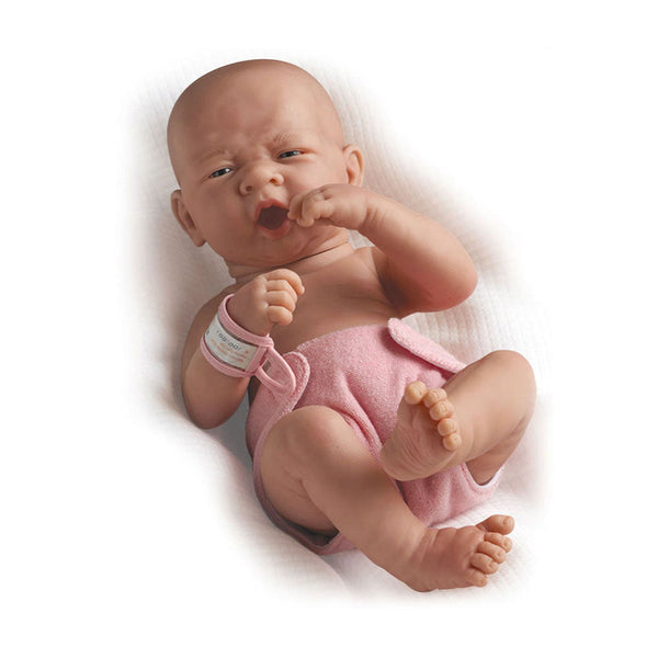 Poupée bébé nouveau-né avec couche rose 36cm JC Toys prezzo