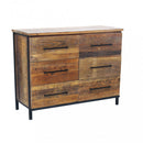 Mobile Bruce 110x45x86 h cm in Legno Marrone