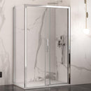 Box Doccia Angolare 70x130 cm 1 Anta Scorrevole in Cristallo Trasparente Bonussi Eliane Varie Misure