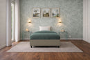 Letto Singolo Contenitore Imbottito Similpelle Cappuccino BoxMax Varie Misure