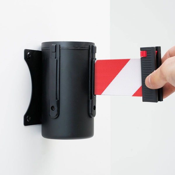 prezzo Tendinastro da Parete 4 m con Clip di Chiusura Nastro Bianco/Rosso