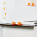 Alzatina Rettangolare per Piano Cucina 4,7m in Plastica Emuca Anodizzato Satinato