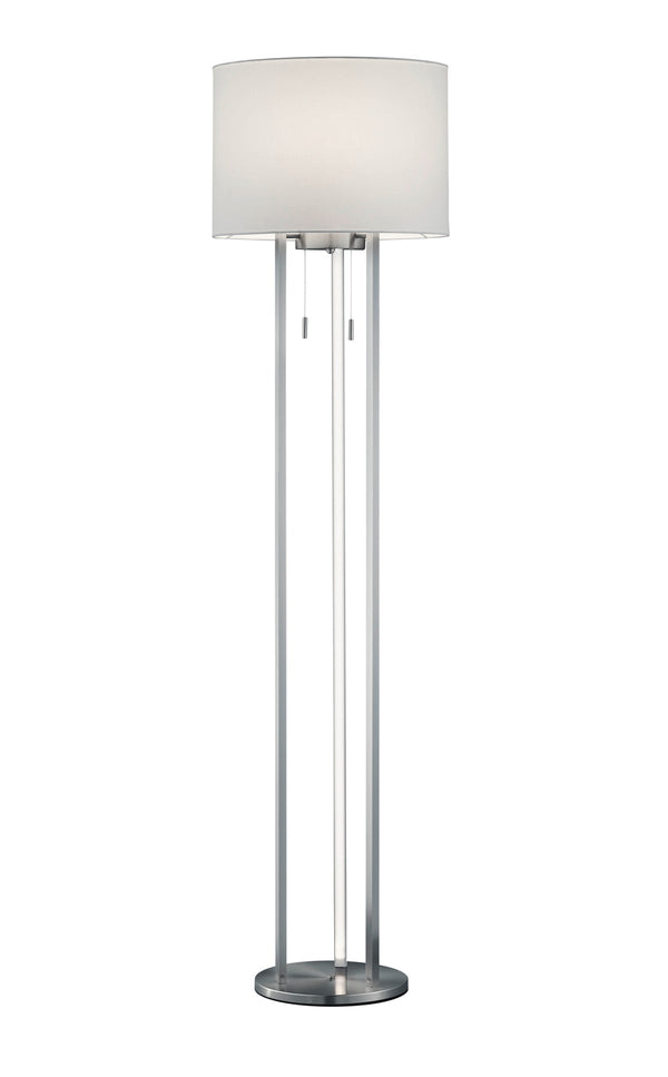 Lampadaire LED d'intérieur en Métal Nickel Mat prezzo