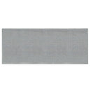 Tappeto Bagno Design Trama Semplice 50x150 cm in Cotone Grigio