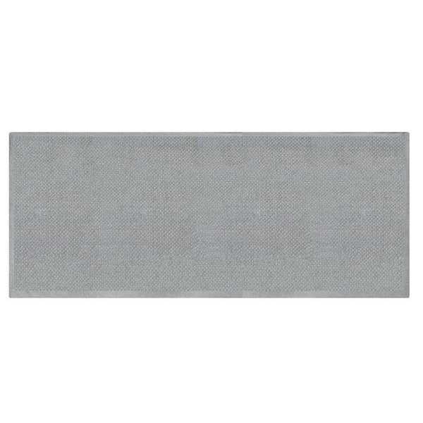 Tappeto Bagno Design Trama Semplice 50x150 cm in Cotone Grigio online