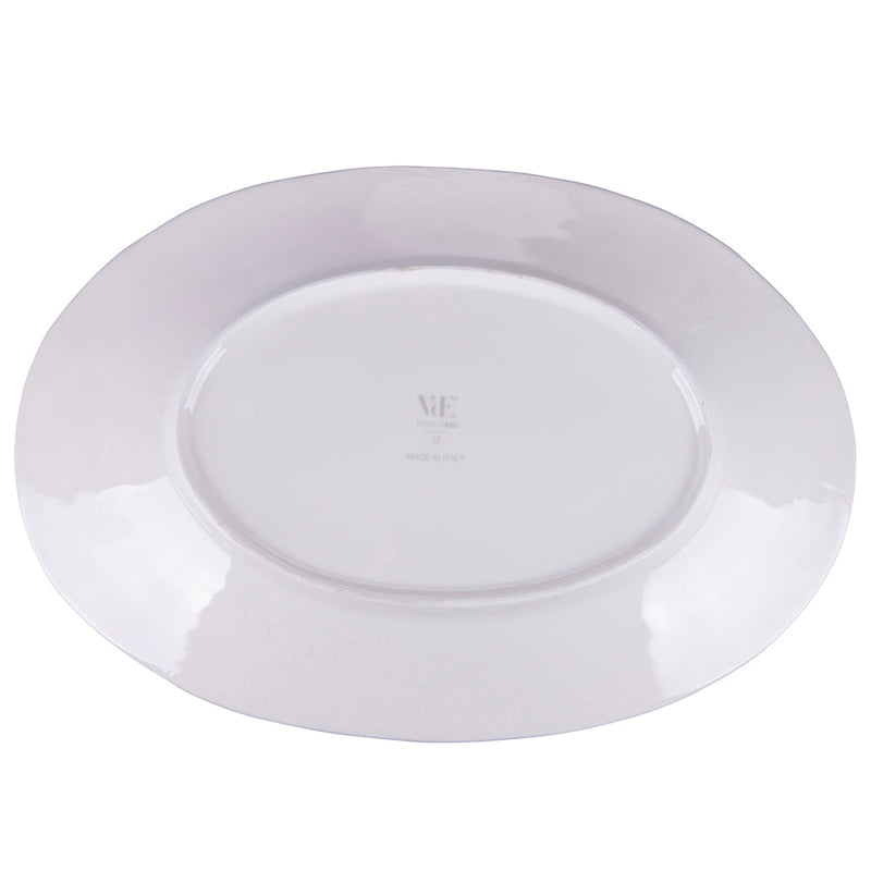 Piatto da Portata 55x27 cm  in Ceramica VdE Tivoli 1996 Face to grey 