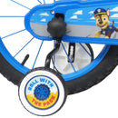 Bicicletta per Bambini 16" Paw Patrol Freni Caliper e Stabilizzatori in Acciaio Hi-Ten Rosso
