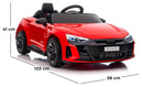 Macchina Elettrica per Bambini 12V Audi RS E-Tron GT Rossa