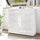 Meuble 121x42x111 cm 2 portes Jasna blanc