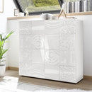 Mobile 121x42x111 cm 2 ante Jasna bianco