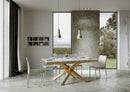 Tavolo Allungabile 180-284x90x80 cm Volantis Evolution Marmo