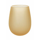 Set 6 Bicchieri Acqua Effetto Frosted Happy Hour Sunset in Vetro VdE Tivoli 1996 Rosso