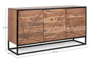 Credenza 3 Ante 145x40x76h cm Egon 