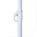 Ombrellone da Giardino Ø2,2m in Metallo con Tenda Parasole Verde Scuro