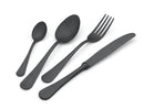 Servizio Set di Posate 24 Pezzi in Acciaio 18/10 PVD Eme Royal Retrò Black