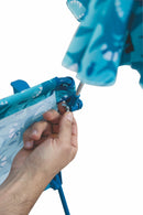 Sedia Mare Spiaggina Pieghevole per Bambini con Ombrello Soriani Squaletto Blu