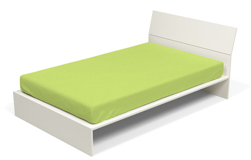 Lenzuolo Sotto con Angoli ed Elastico Tinta Unita Verde Acido