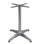 Base pour table de jardin 60x60x70 avec pied à 4 branches en aluminium