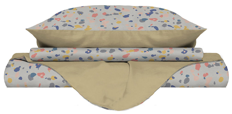 Copripiumino Double Face con Federe Stampato Background