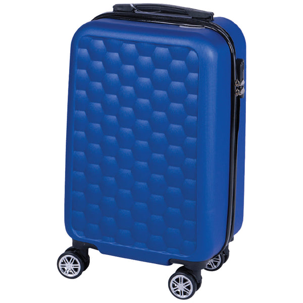 sconto Trolley Cabina Rigido Bagaglio a Mano 33.5x22x55 cm con Maniglia Telescopica Blu