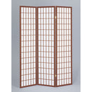 Separè Divisorio in Legno Massello 130,5x178cm Fumer Asia Noce