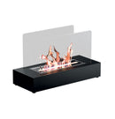 Camino a Bioetanolo da Tavolo 40x16,5x24 cm 1500W 1L Cremona Nero 