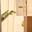 Casetta Box da Giardino 1,6x1,2 m con Pavimento in Legno Picea Massello 16mm Eden