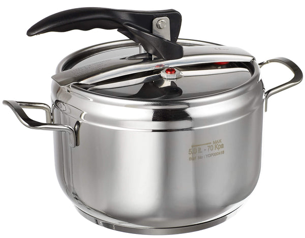 acquista Autocuiseur 5 Litres en Acier Antiadhésif Collection Induction Chic Acier/Noir