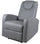 Fauteuil de Vibromassage Élévateur Électrique 1 Moteur en Simili Cuir Gris Vandi
