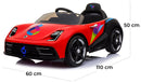Macchina Elettrica per Bambini 12V Miller Six Rossa