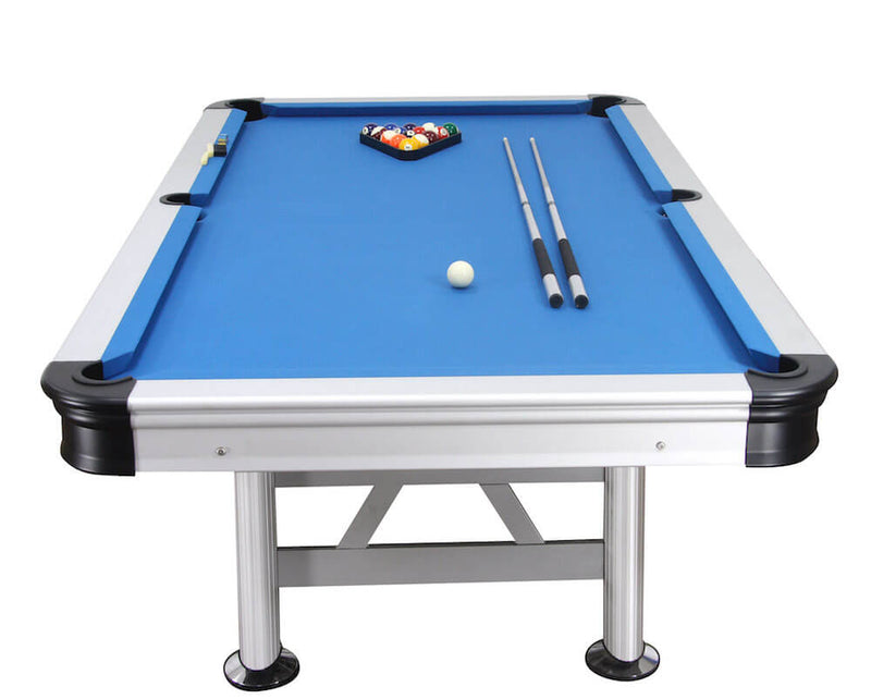 Tavolo da Biliardo per Esterno con Piano in Mdf 224X112Cm Garlando Florida