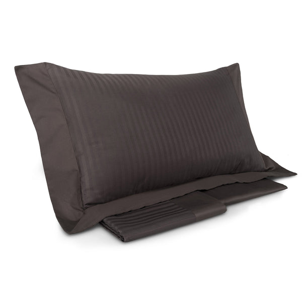 Ensemble de draps et taies d'oreiller de couleur unie Mitera Ruby Chocolate Différentes tailles sconto