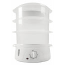Vaporiera Elettrica 9 Litri 800W Kooper Saturnia Bianco