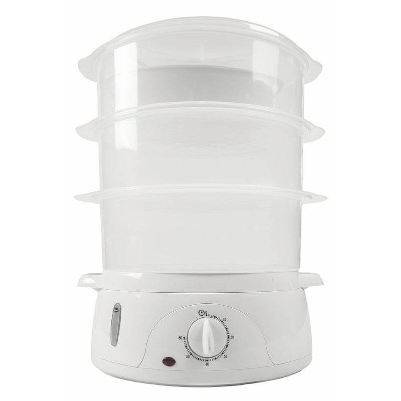 Vaporiera Elettrica 9 Litri 800W Kooper Saturnia Bianco