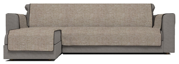 sconto Housse de canapé en polyester avec péninsule gauche marron Différentes tailles