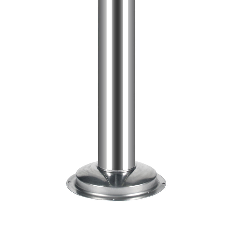 Doccia da Giardino Quadrupla 4 Temporizzatori e 2 Lavapiedi ATI Docce MUL-4P Inox Anodizzato