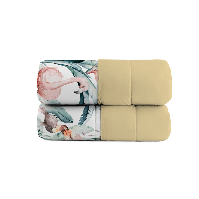 Trapunta Invernale Stampata in Microfibra 200gr Double Face Denny Varie Misure